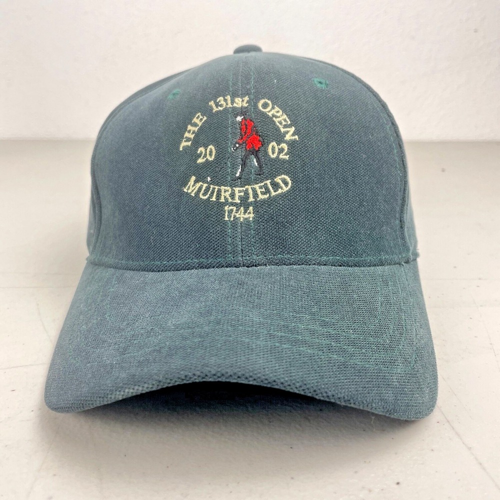 The‎ 131st Open Muirfield Hat 2002 Green Cap Flexfit Golf David Allan Dumpfries